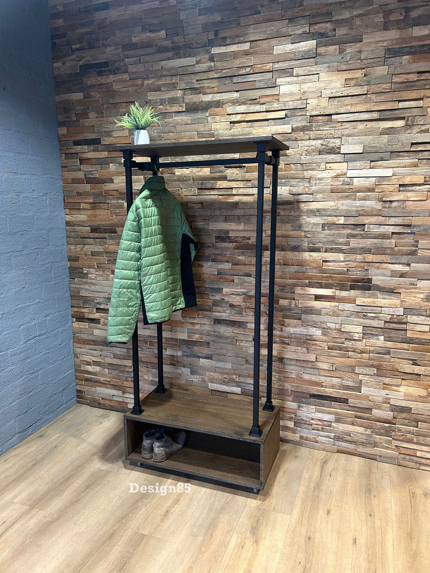 Steigerbuis kledingrek Eiken