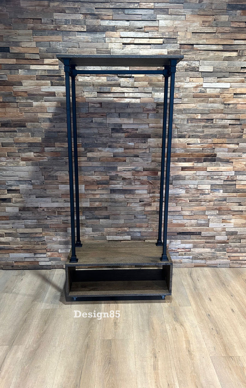 Steigerbuis kledingrek Eiken