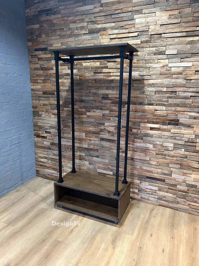 Steigerbuis kledingrek Eiken