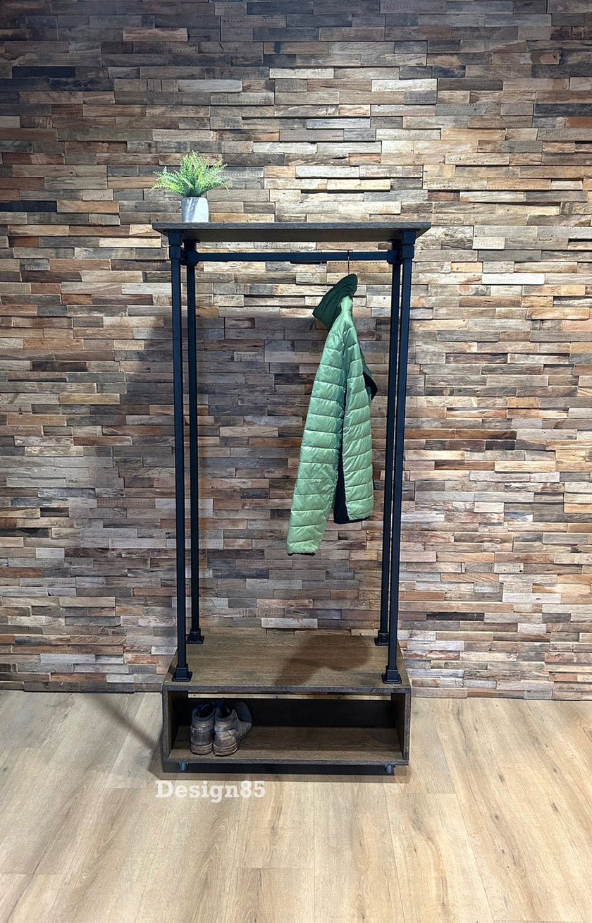 Steigerbuis kledingrek Eiken