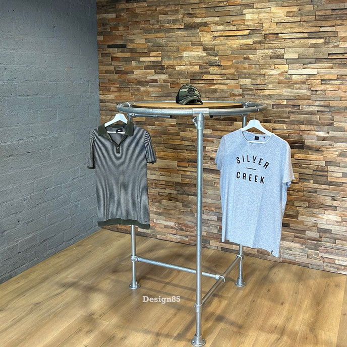 Steigerbuis kledingrek Rond