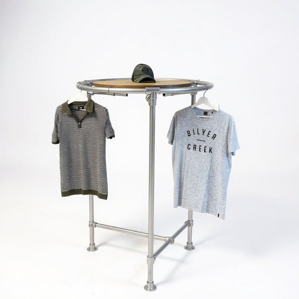 Steigerbuis kledingrek Rond