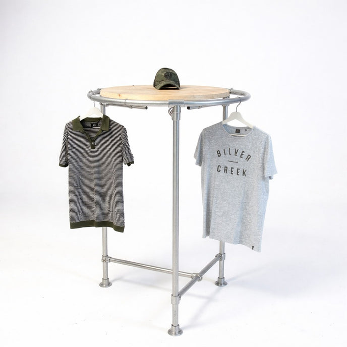 Steigerbuis kledingrek Rond