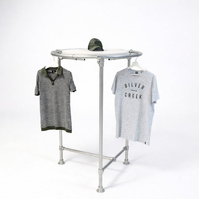 Steigerbuis kledingrek Rond