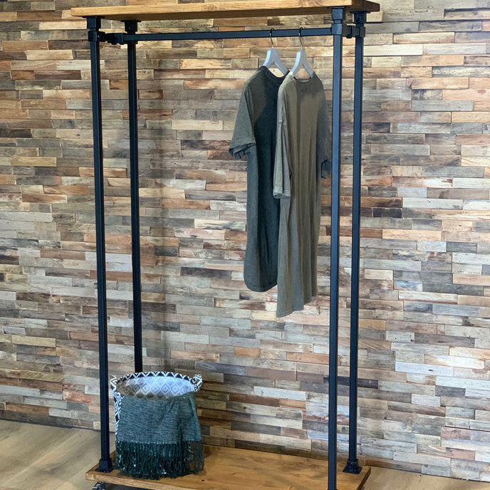 Steigerbuis kledingrek Vierkant