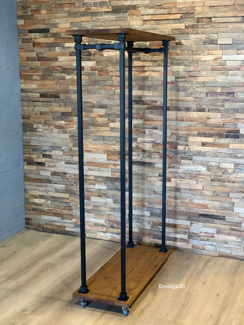 Steigerbuis kledingrek Vierkant