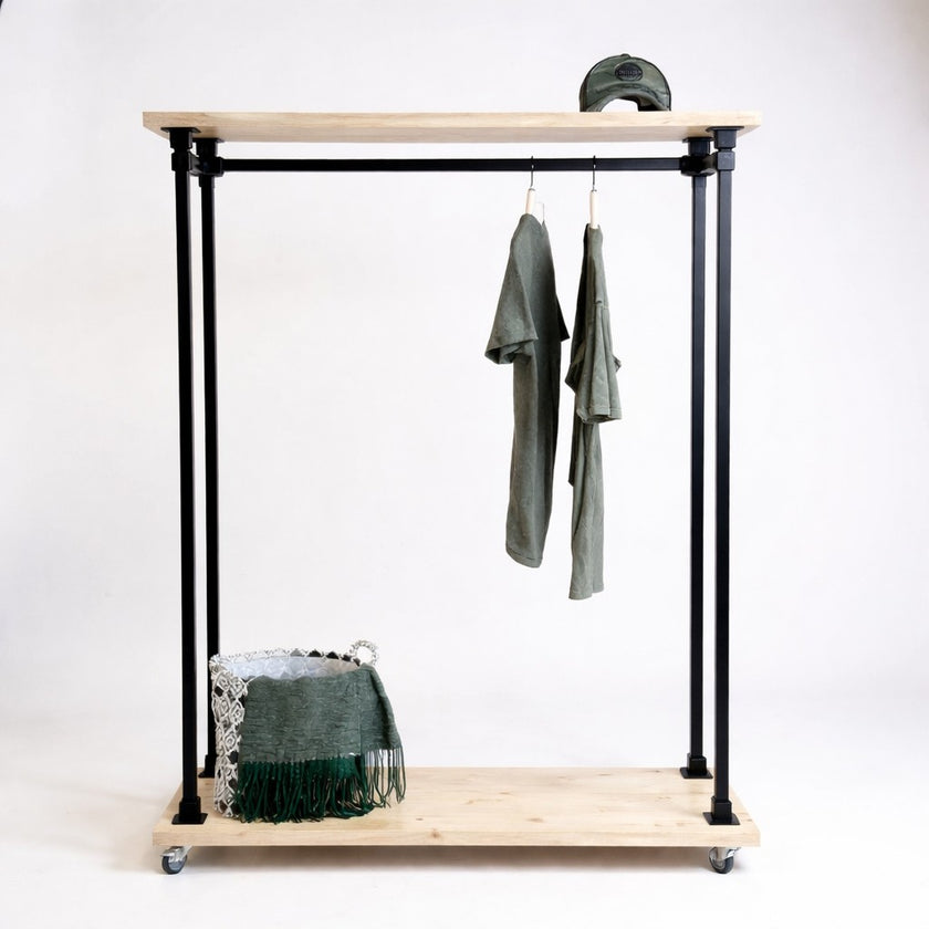 Steigerbuis kledingrek Vierkant