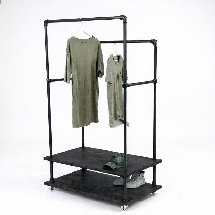 Steigerbuis kledingrek Winkel