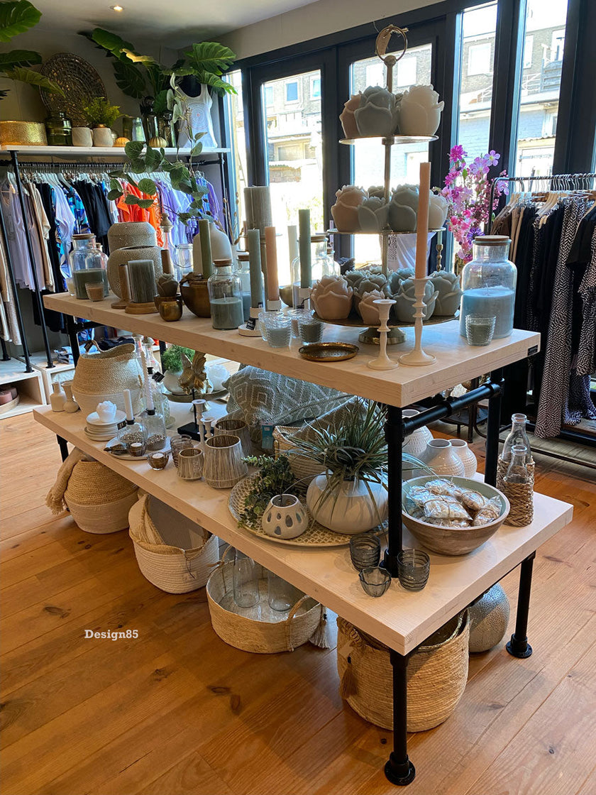 Steigerbuis tafel Presentatie