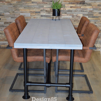 Steigerbuis tafel Zwart