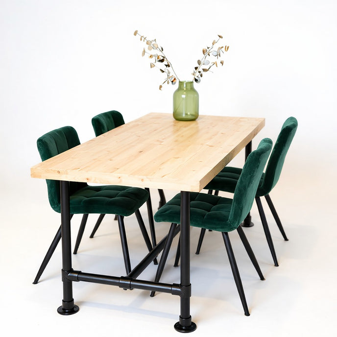 Steigerbuis tafel Zwart