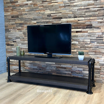 Steigerbuis TV meubel Zwart