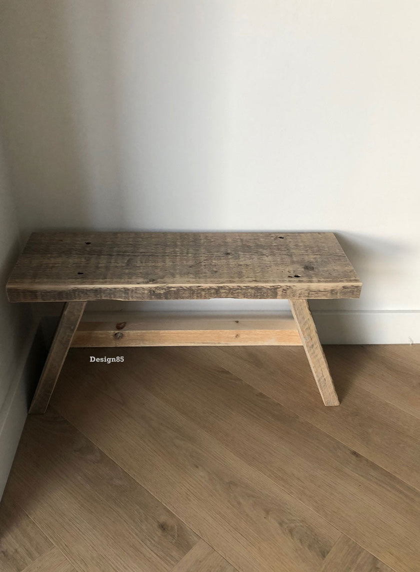 Steigerhouten bankje Oud