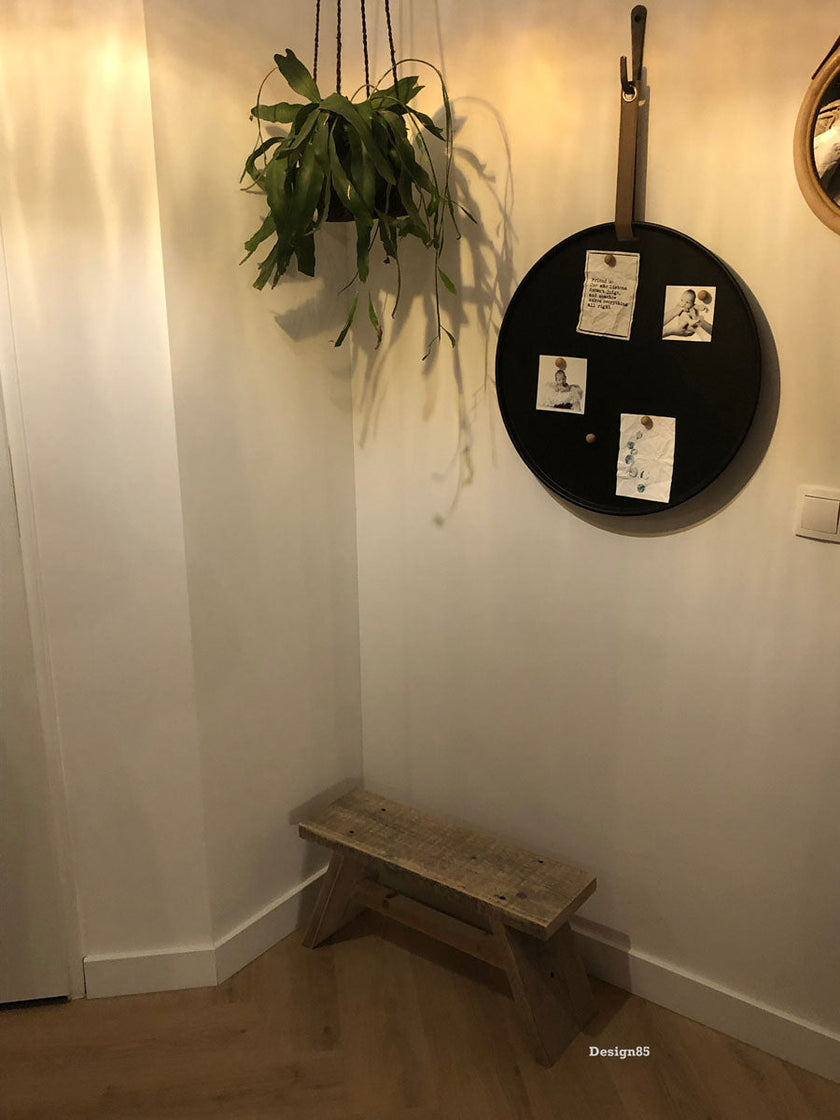 Steigerhouten bankje Oud